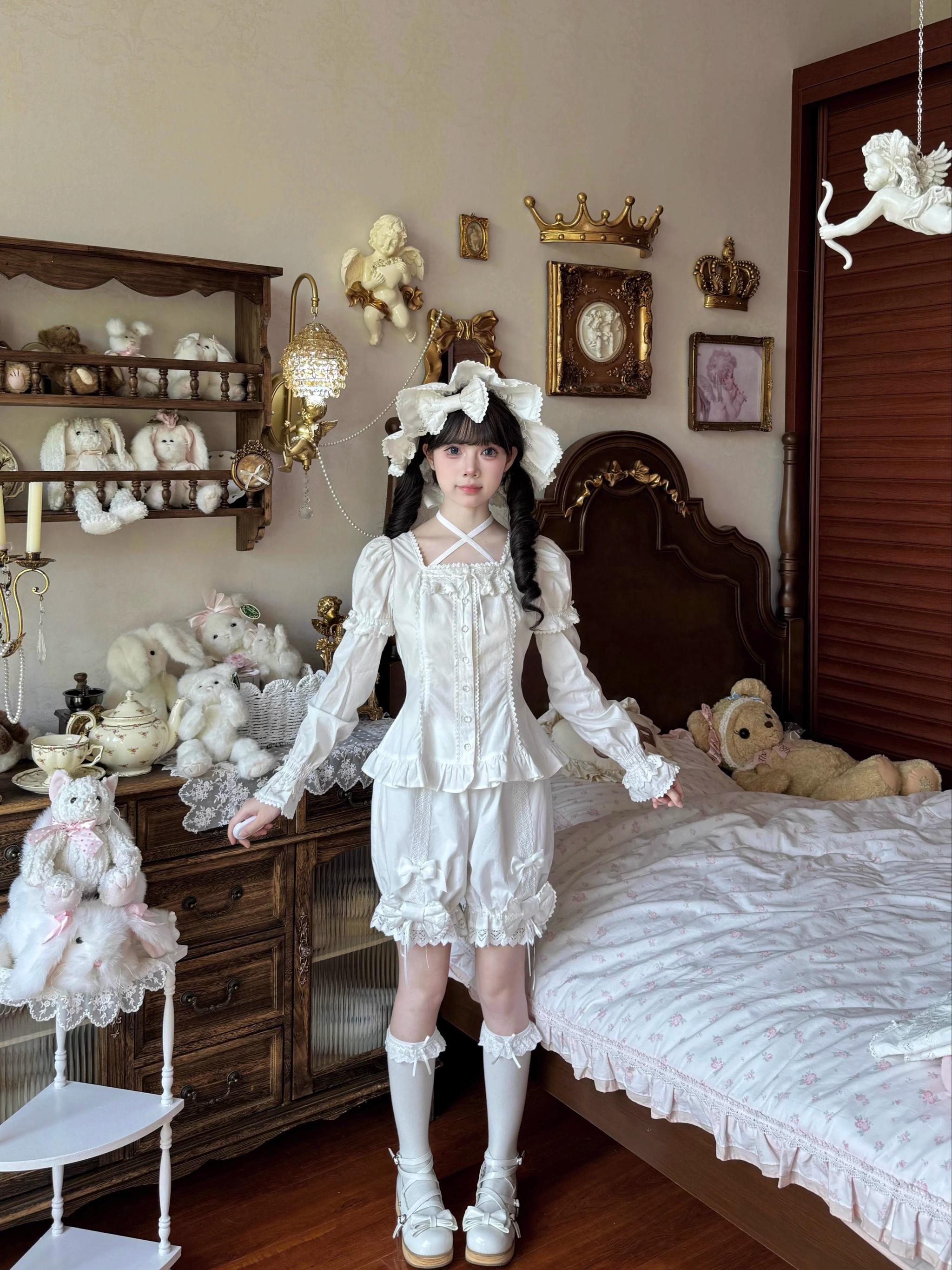 Haruhime Momoko - Cotton Old School Lolita Blouse Collection - image 19