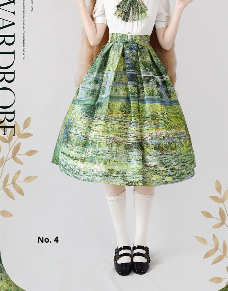 Monet Oil Painting - Retro Classic Lolita SK - image 24