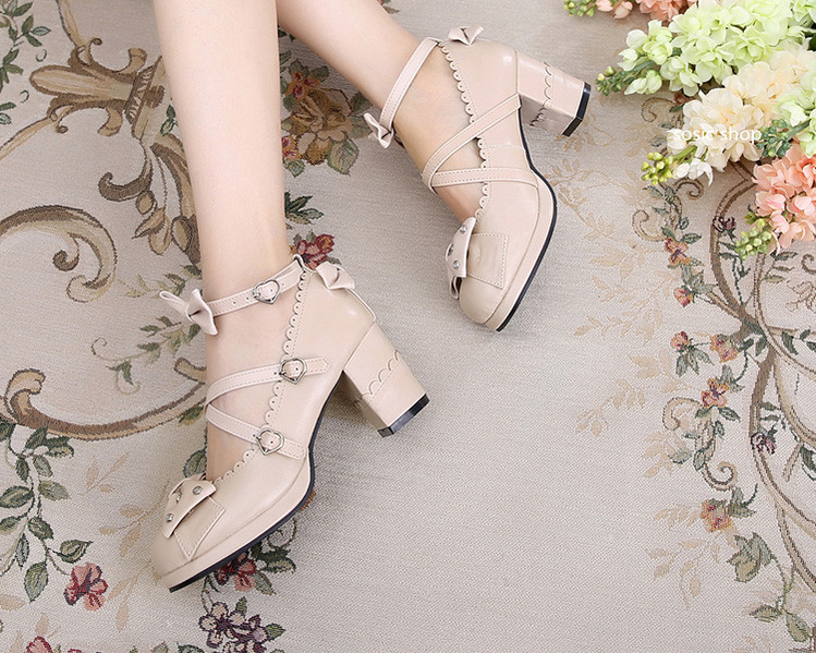 Sweet Lolita High Heel Handmade Shoes - image 24