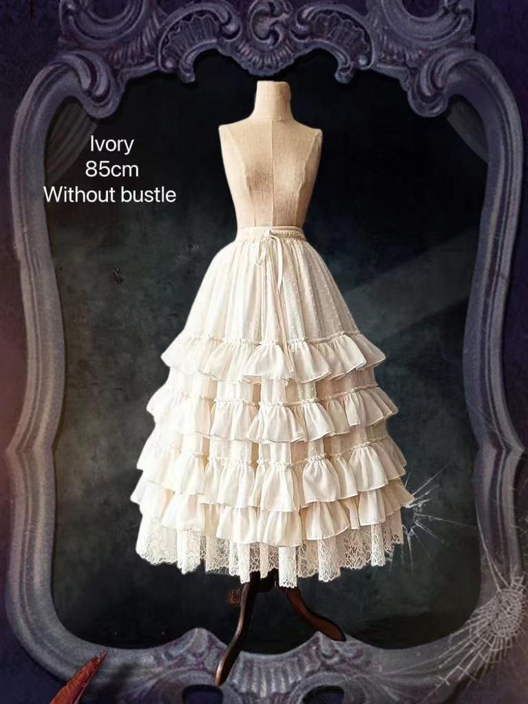 Wedding Lolita Extended Princess Petticoat Skirt - image 12