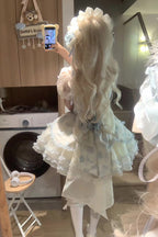 Jasmine Rain - Sweet Polka Dot Lace Lolita JSK Dress - image 10
