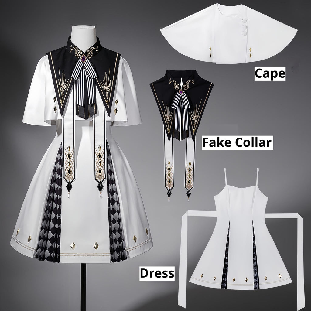 Eye of Truth Elegant Gothic Lolita Embroidered Dress Suit - image 13