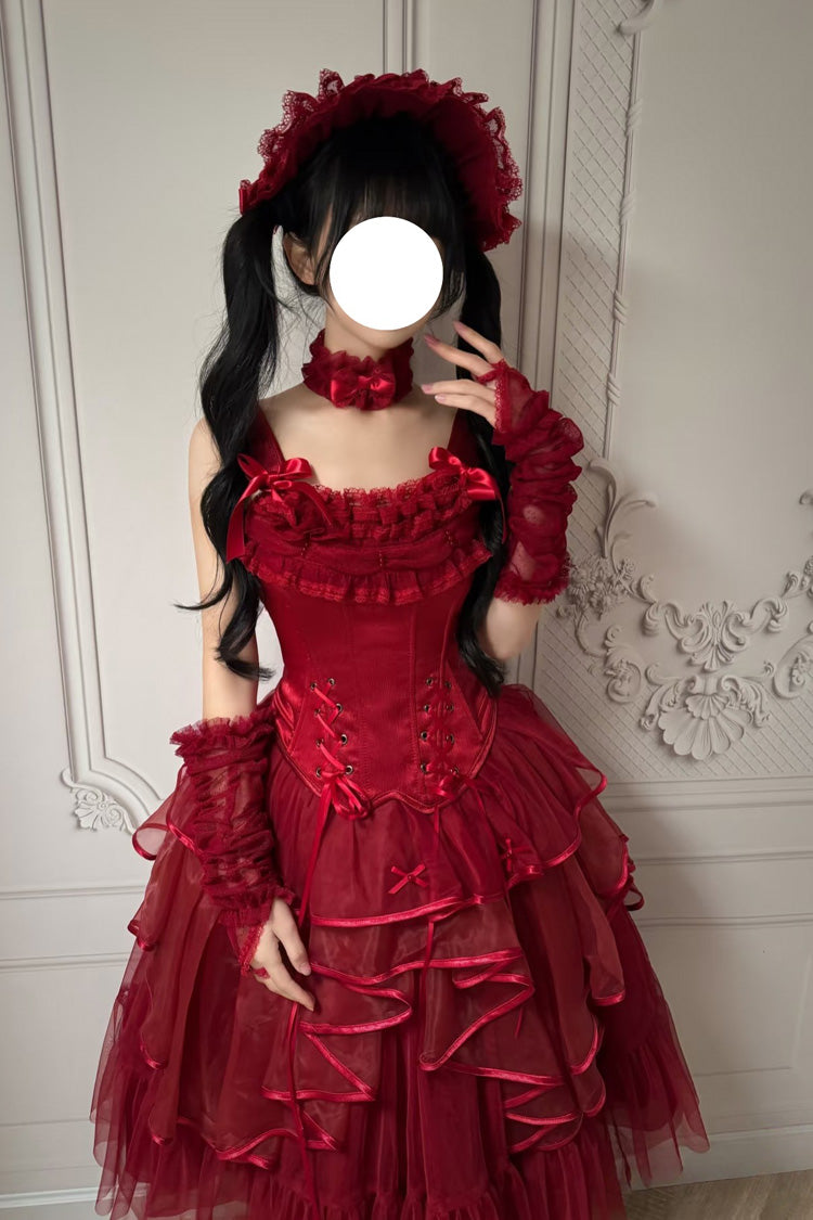 The Summer Waves Sparkle - Classic Lolita Top & Skirt Set - image 8