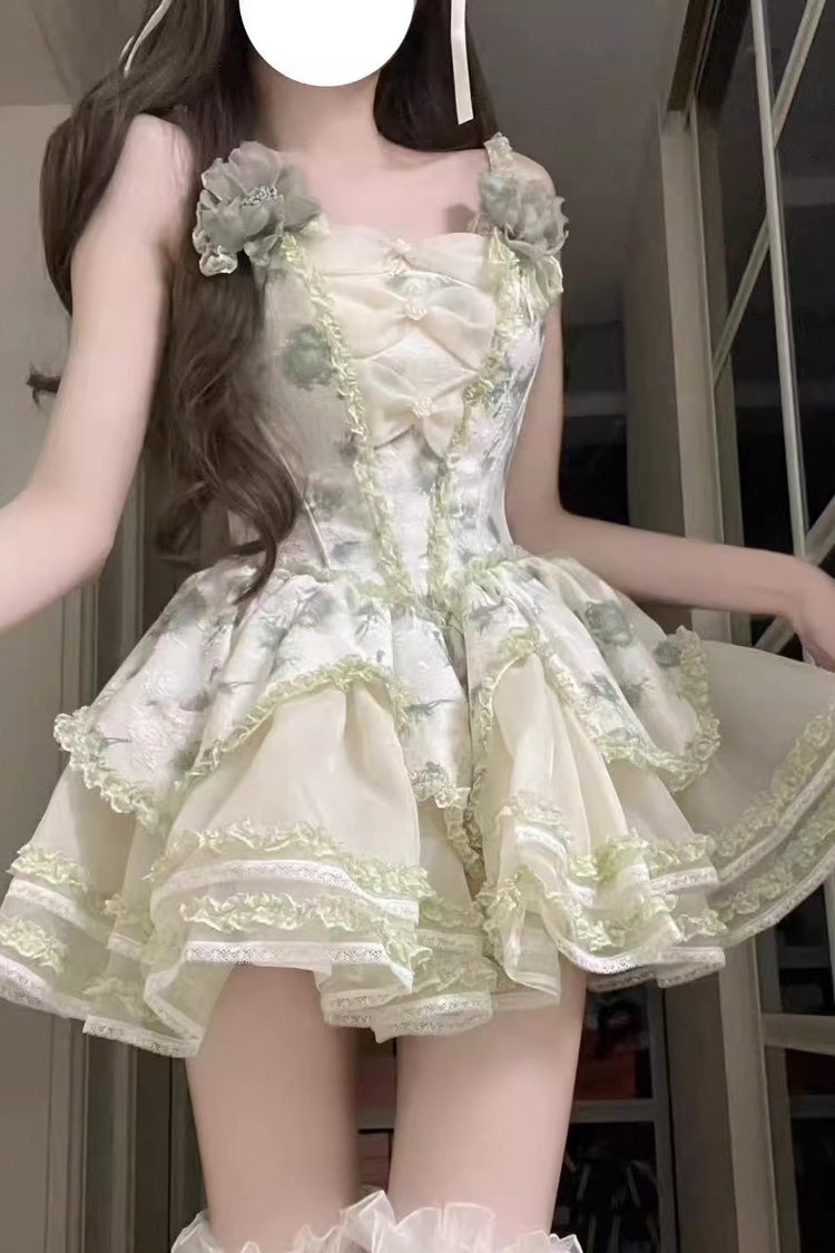 Jasmine Rain - Sweet Polka Dot Lace Lolita JSK Dress - image 1
