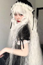 White Moonlight - Long Curly Lolita Wig - image 5