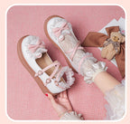 Sweet Bunny - Sweet Lolita Flat Shoes with Ear and Bow Decorations - image 8