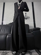 Aont Black Slim-Fit Single-Breasted Ouji Waistcoat - image 5
