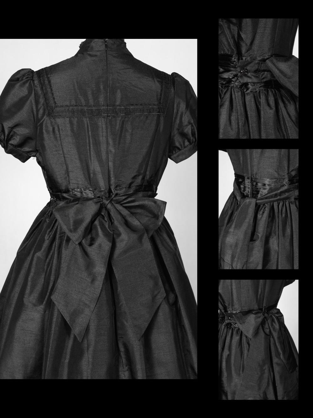 Ghost Orchid - Gothic Lolita OP Dress, Embroidered Cross - image 7