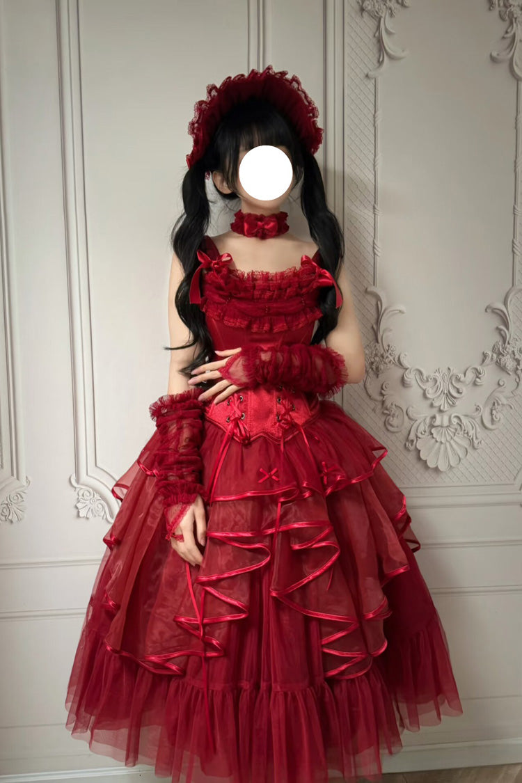 The Summer Waves Sparkle - Classic Lolita Top & Skirt Set - image 9