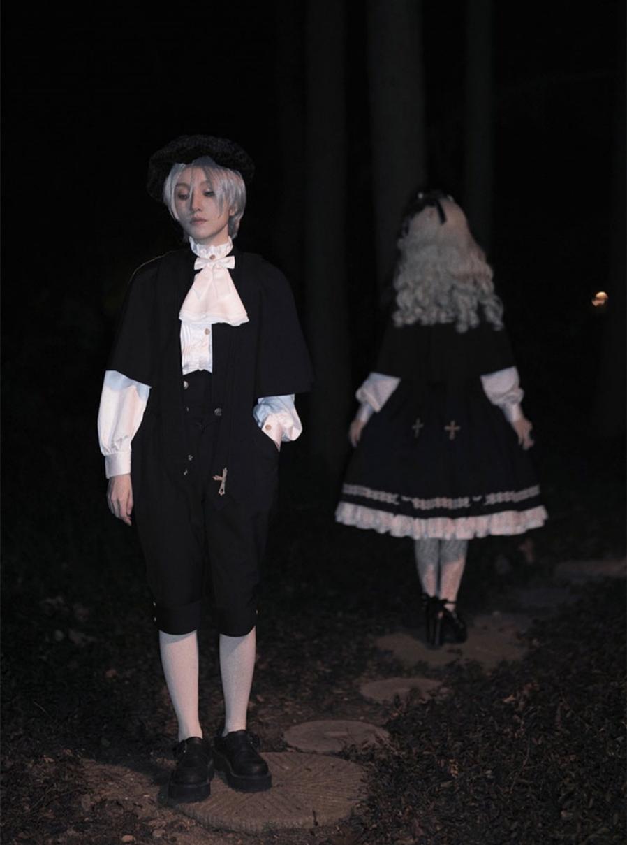 Holy Academy Gothic Prince Lolita Skirt Set - image 4