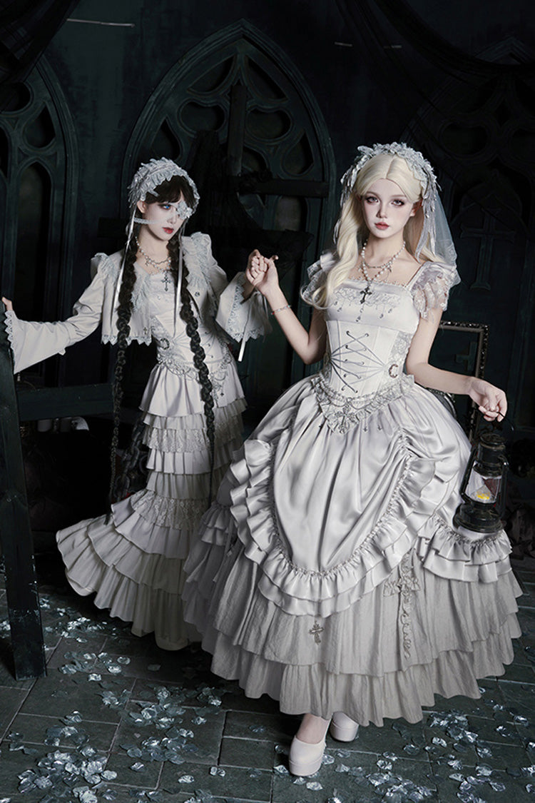 Bionic Doll - Gothic Lolita Fishtail Skirt & Corset Full Set - image 19