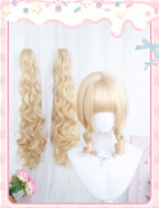 Blonde Sweet Lolita Wig With Roman Roll & Double Ponytails - image 4
