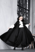 Codename 003 - Ouji Lolita Shirt and Pants Set, Hooded Cape - image 1