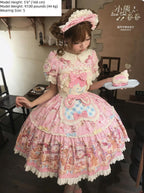 Bear Cake Sweet Lolita OP, JSK and Accessories - image 8