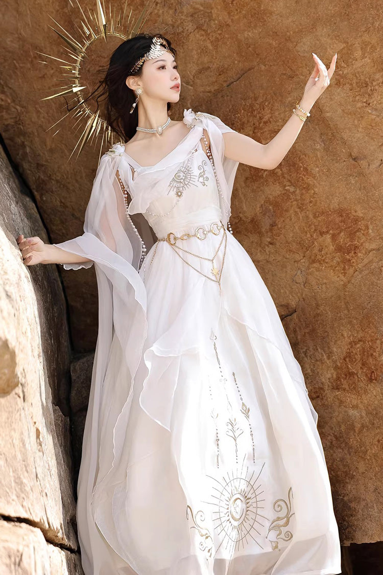 Aurelia of the Holy Light - Sweet Lolita Dress Set & Shawl - image 10