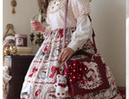 Retro Lolita Handbag PU Square Wedding Bag - image 7
