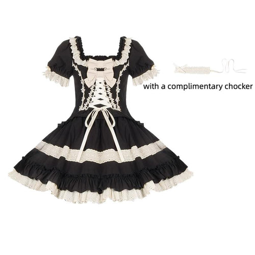 Chapter Seven - Spring Cotton Lolita OP Dress Doll-Like Dress - image 14
