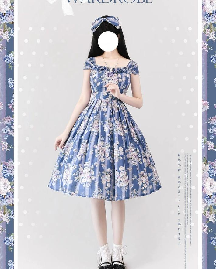 Forest Basket 3.0 - Vintage Lolita JSK Dress for Summer - image 2