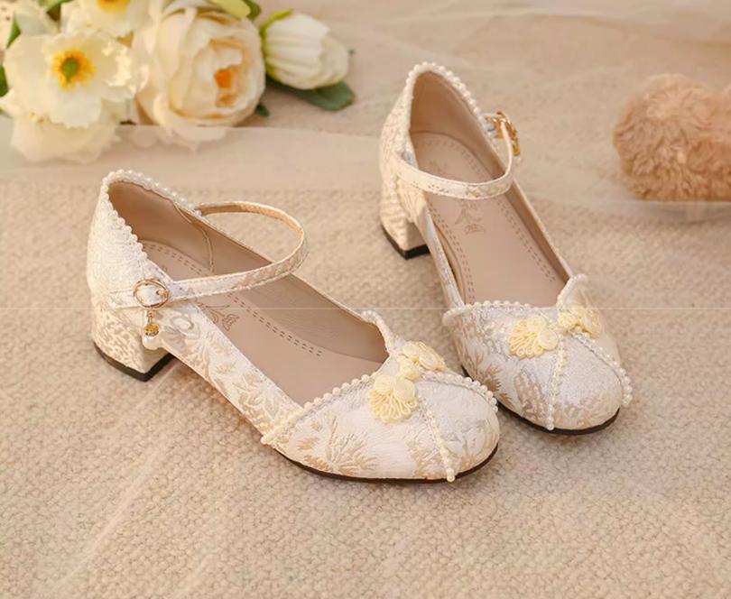 Huaiyu Yana Han Lolita Chunky Heel Shoes - image 14