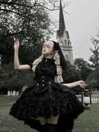 Spider Cross Knot Gothic Lolita Skirt and Blouse Set - image 7