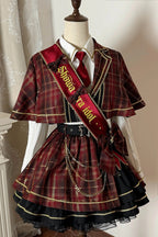 Shōwa Little Idol - Classic Lolita Top, Skirt & Cloak Set - image 4