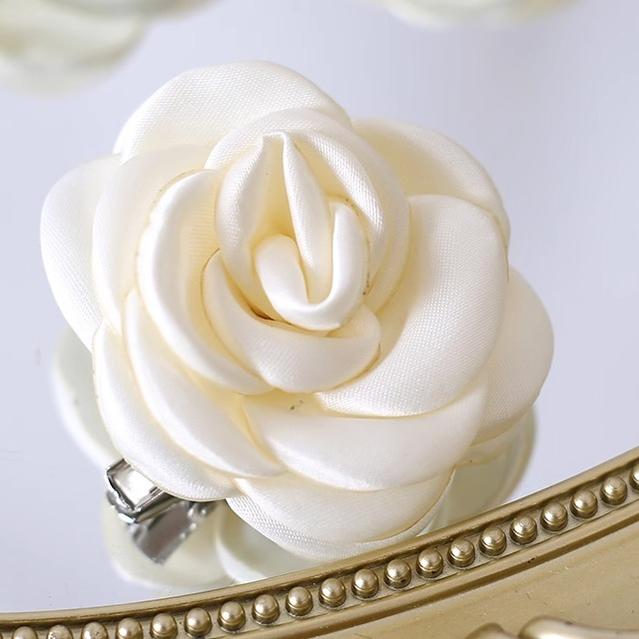 Retro Lolita Brooch Rose Hairpins Flower Headdress - image 14