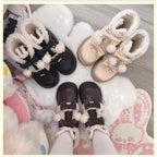 Furry Bear - Winter Cute Lolita Short Snow Boots - image 4