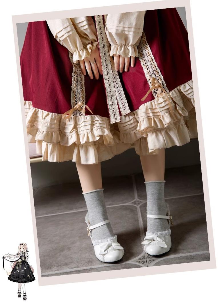 Sweet Lolita Round Toe Chunky Heel Shoes - image 10