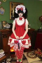Miss Peculiar Strawberry Sweet Lolita Dress Two Colors - image 8