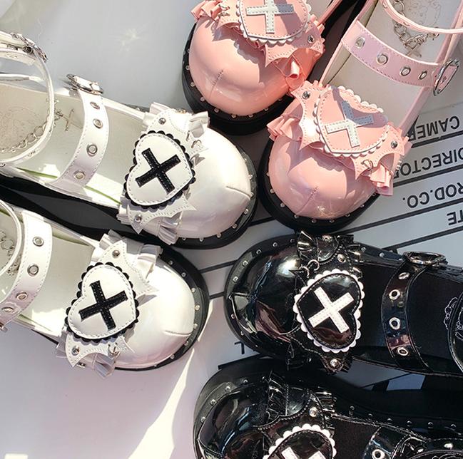 Sweet Academy - Gothic Lolita Shoes Thick Sole Y2K Lolita Shoes - image 2