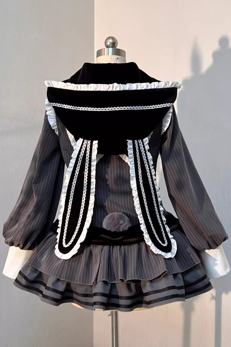 Bizarre Rabbit Opera - Gothic Lolita OP Dress in Black - image 4
