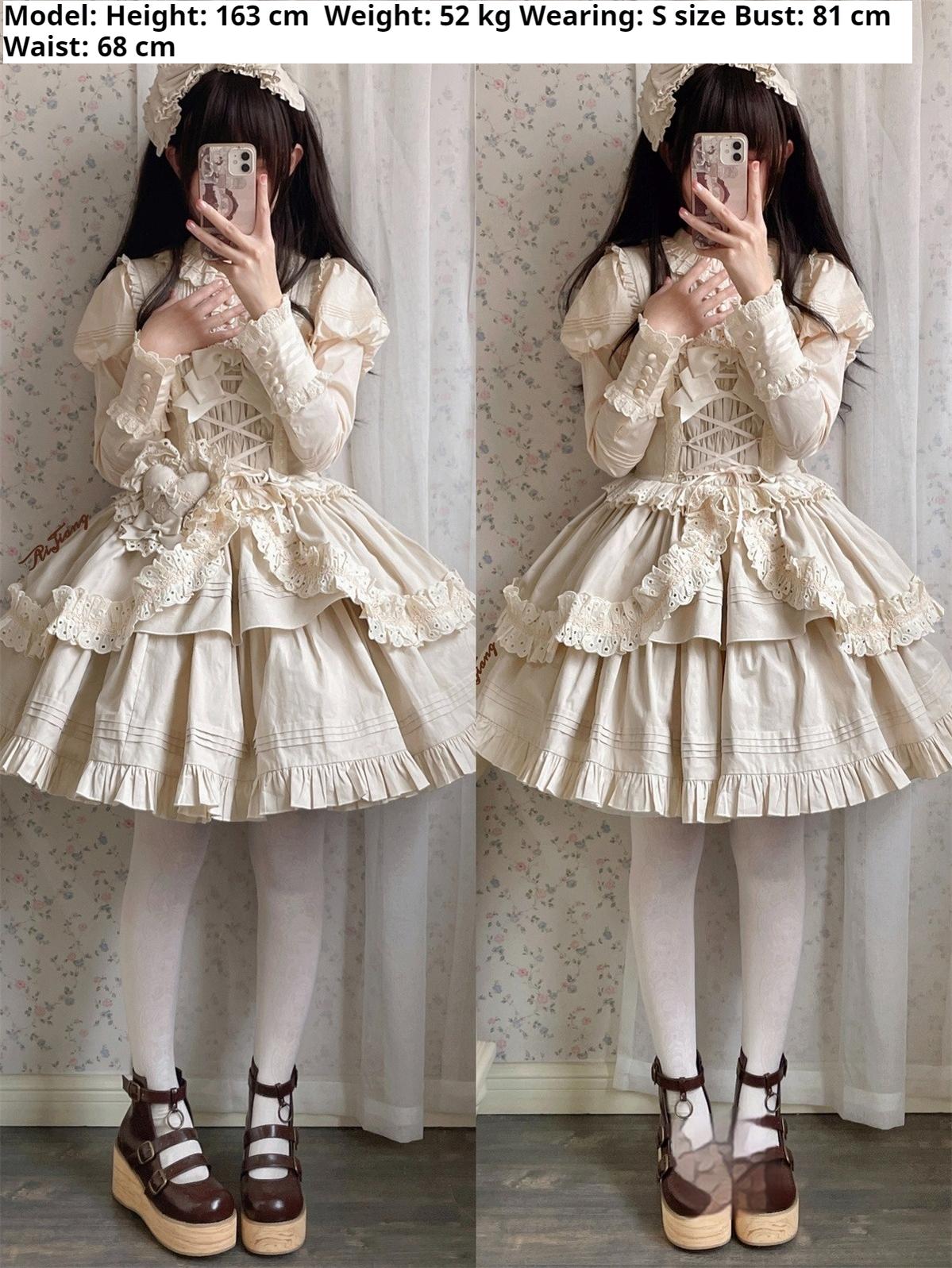 Halloween Gothic Lolita Short JSK Dress - image 10