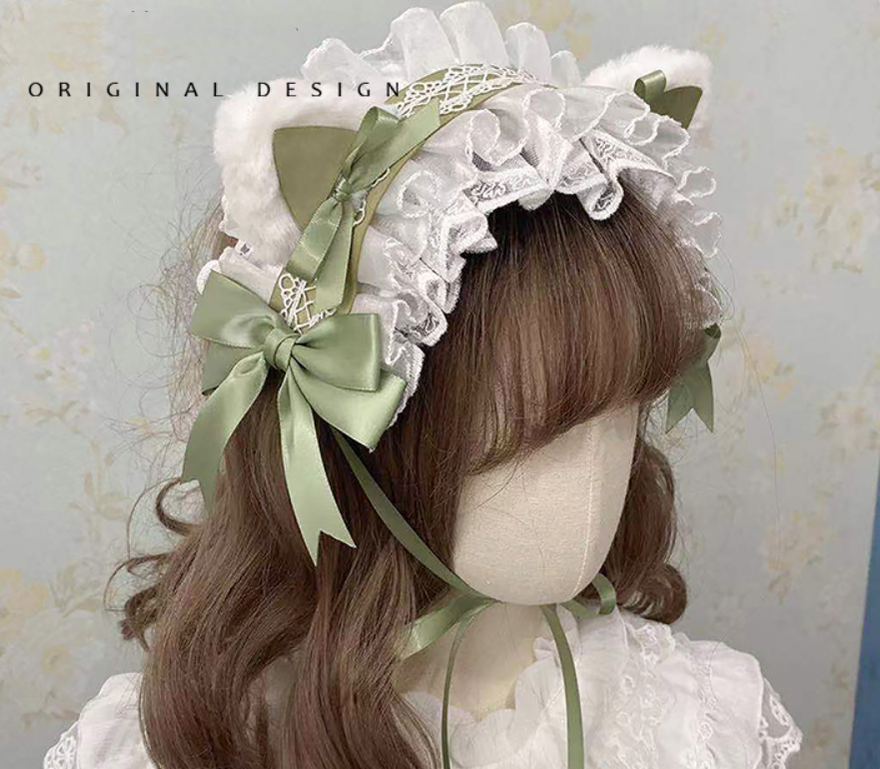 Their Past Decorations Cat Ear Sweet Lolita Hairband - image 16