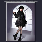 Night Traveler - Classic Gothic Lolita Dress with Stained Glass Window Print - image 44
