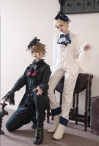 Coffin of Pilgrimage - Medieval European Ouji Lolita Shirt & Pants Suit - image 4