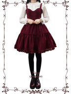 Garden Waltz 1.0 Burgundy Autumn Winter Lolita JSK - image 2