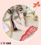 Sweet Bunny - Sweet Lolita Flat Shoes with Ear and Bow Decorations - image 17