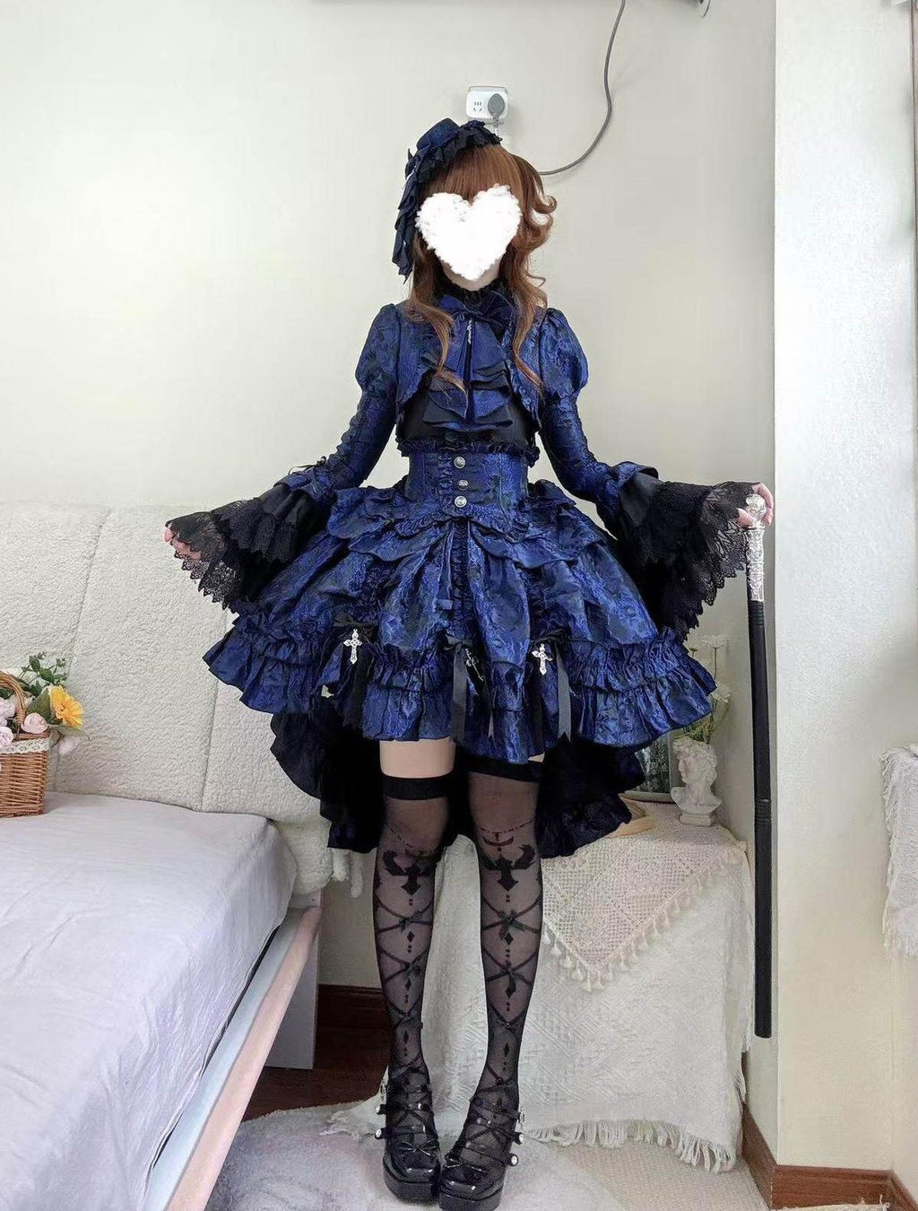 Cross Nocturne - Gothic Blouse, Corset Dress and Skirt Collection - image 1