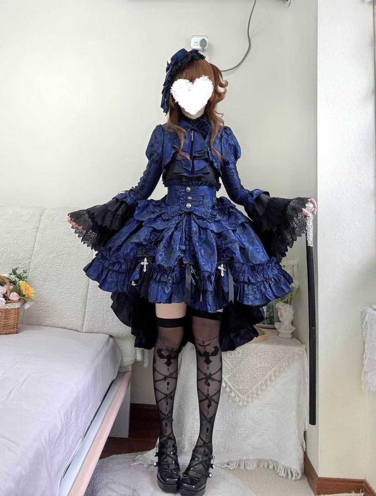 Cross Nocturne - Gothic Blouse, Corset Dress and Skirt Collection - image 1