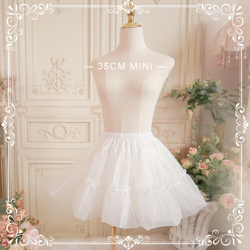 Short A Line Petticoat Collection, 13.8" (35 cm) Length, Mini to Extreme Puffy - image 1