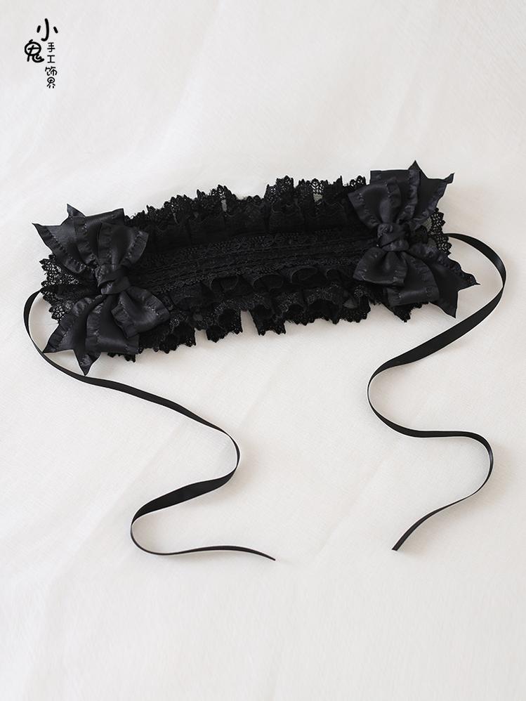 Elegant Lolita Ivory Lace Hair Band - image 8