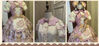 Bear Biscuit SP - Kawaii Lolita Bear Printed Dress Set with Bows - image 6