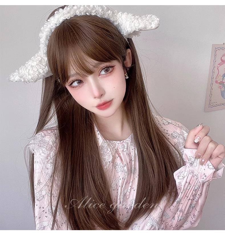 Elegant Lolita Wig Long Straight Wigs - image 1