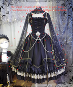 Fate Quartet Gothic Bridal Lolita JSK Dress - image 77