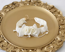 Elegant Lolita Lace Camellia Necklace - image 14