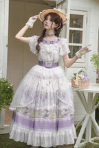 Rabbit Vine Story - Sweet Lolita Top, Skirt & Necklace Set - image 1