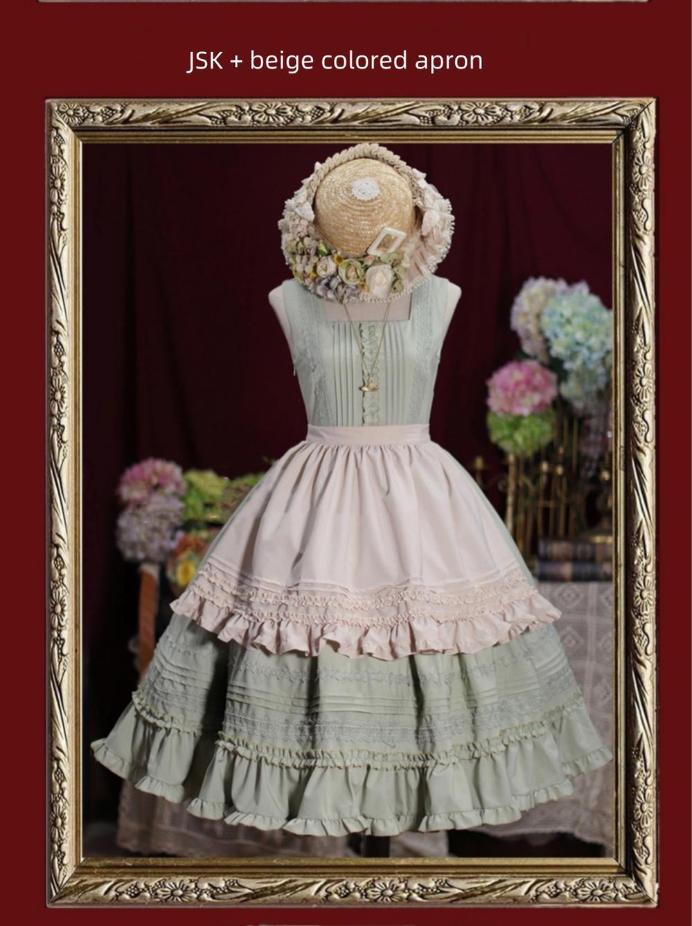 Nocturne Reminiscence - Elegant Lolita JSK Dress Multi-Wear Apron Dress Set - image 45
