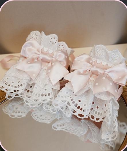 Maiden's Heart Knot - Old School Lolita BNT, Hairband, Cuffs and Hairclip Collection - image 13