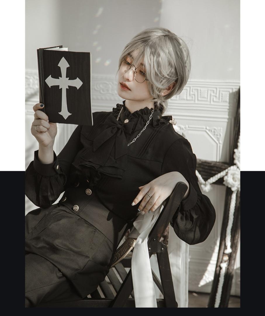 Holy Academy Gothic Prince Lolita Skirt Set - image 48