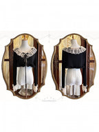 Lace Trim Cardigan with Black Bow - Sweetheart Macaron Lolita - image 1